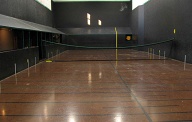 The royal tennis court itself. I played about 4-5 times a week, and am now slightly less bad at this complex game than I used to be...